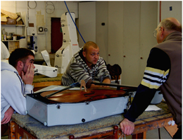 Alan Stevenson Cases_Scene in the Workshop